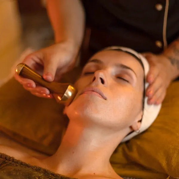 massage visage, detox kansa wand